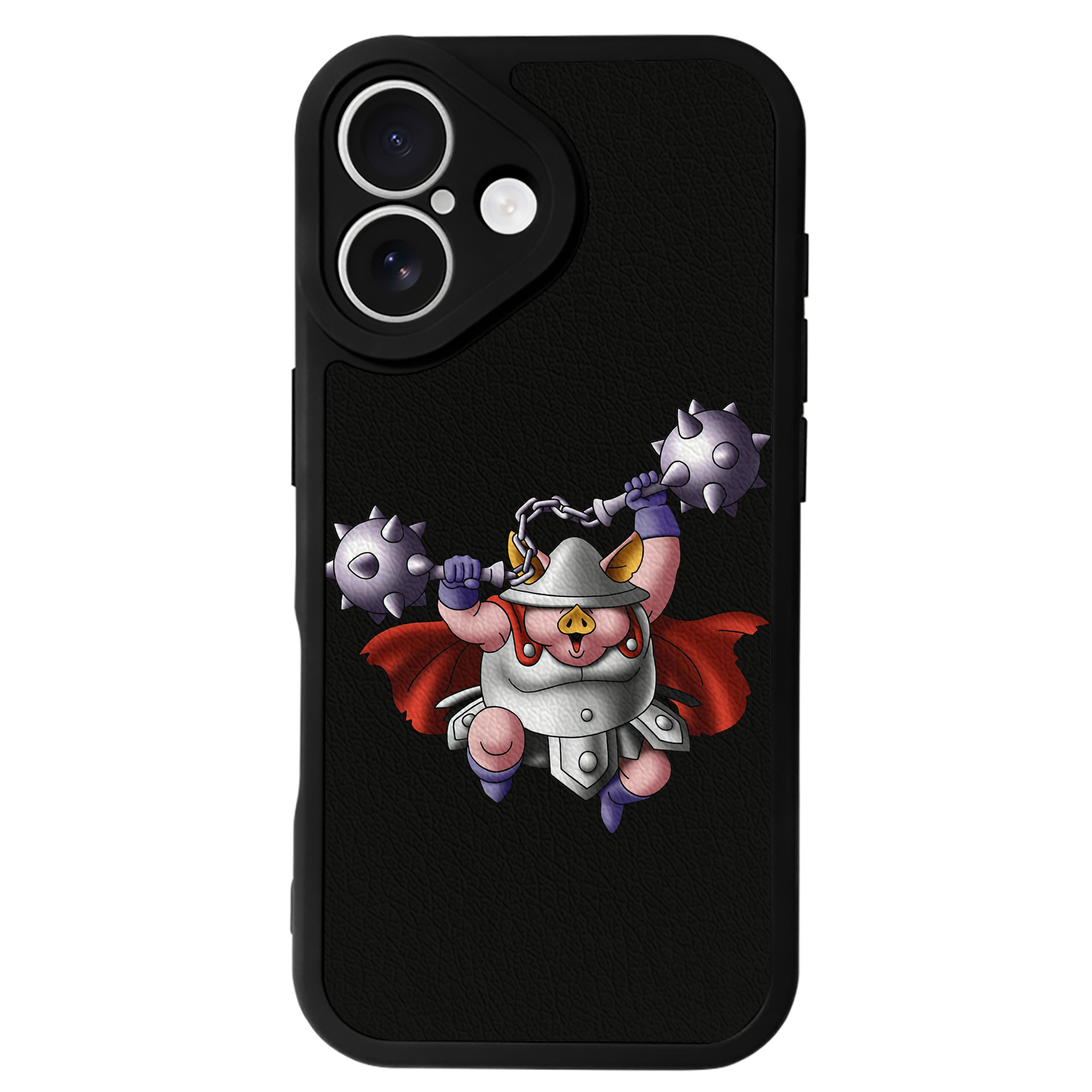 （画像用） ドラゴンクエスト Doragon Kuesuto Dragon Quest 【iPhone 16シリーズ対応】シリコンスマホケース（レザー調） 材質：シリコン